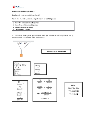 1ro De Secu Mru - Fisica - Ejercicios En Clase 8. 10s 50m - Studocu