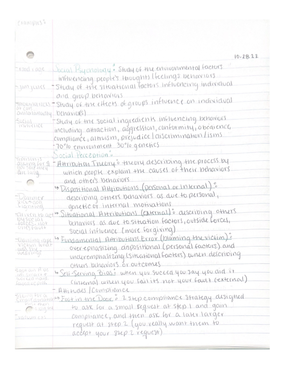 Psych exam 3 notes - PSYC 1100 - Studocu