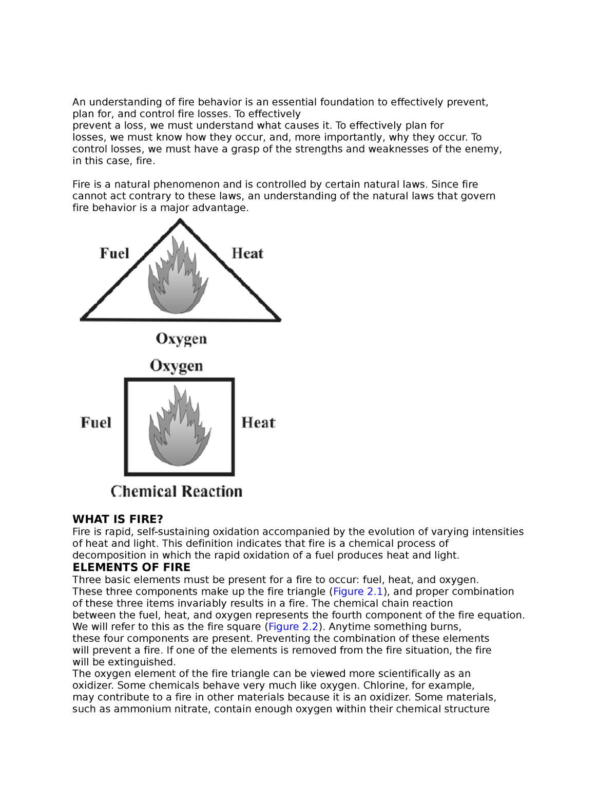 Fire Protection - An Understanding Of Fire Behavior Is An Essential ...