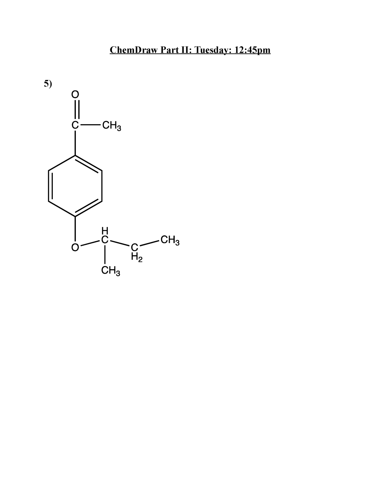 Chem Draw Part II - Some Lecture Notes For The Lab Of Organic Chemistry ...