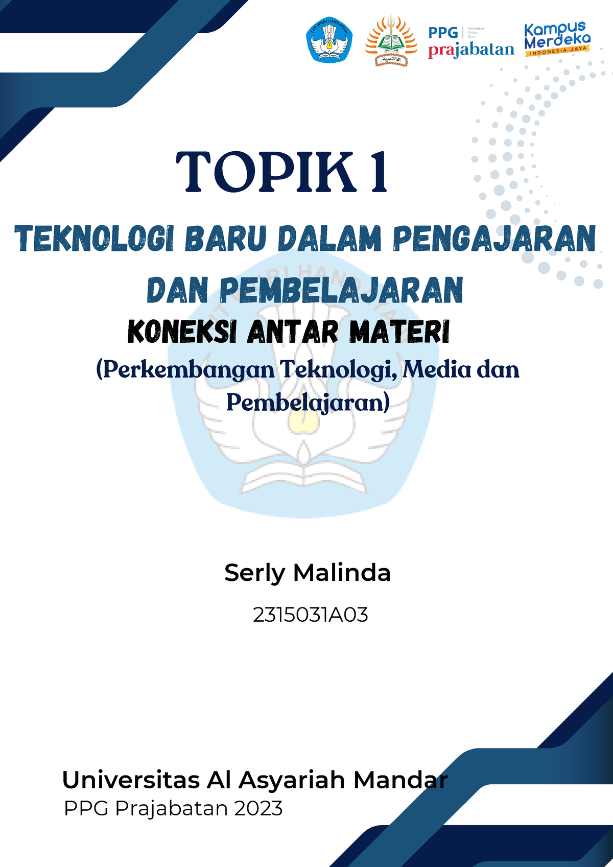 Topik 1 Koneksi Antar Materi - Perkembangan Teknologi, Media Dan ...