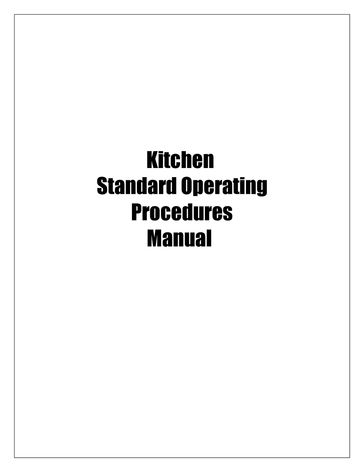 Hotel Manuals Sop Kitchen Compress Kitchen Standard Operating   Thumb 1200 1553 