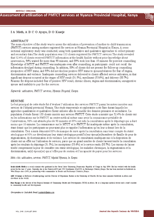 Summary of Environmental Impact assessment course ESIA 4125 - 4125 ESIA ...