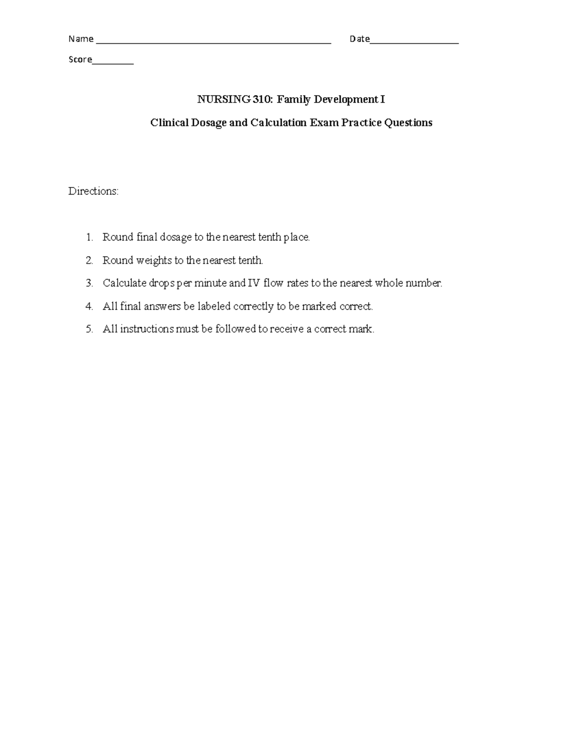 File 4112 practice questions name