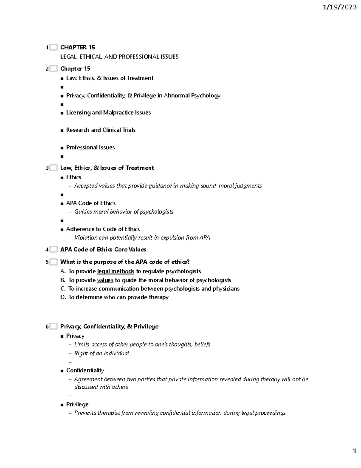 Legal, Ethical, Professional Issues - CHAPTER 15 LEGAL, ETHICAL, AND ...