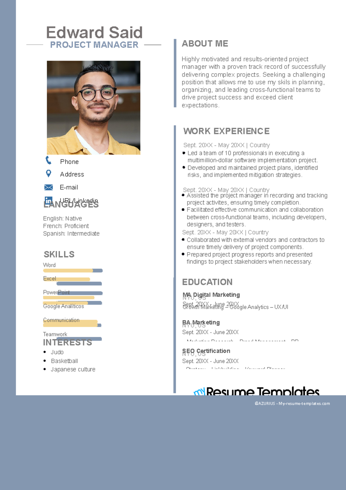 60-project-manager - Data Structures (CS-204) - Dear Job Seeker, If you ...