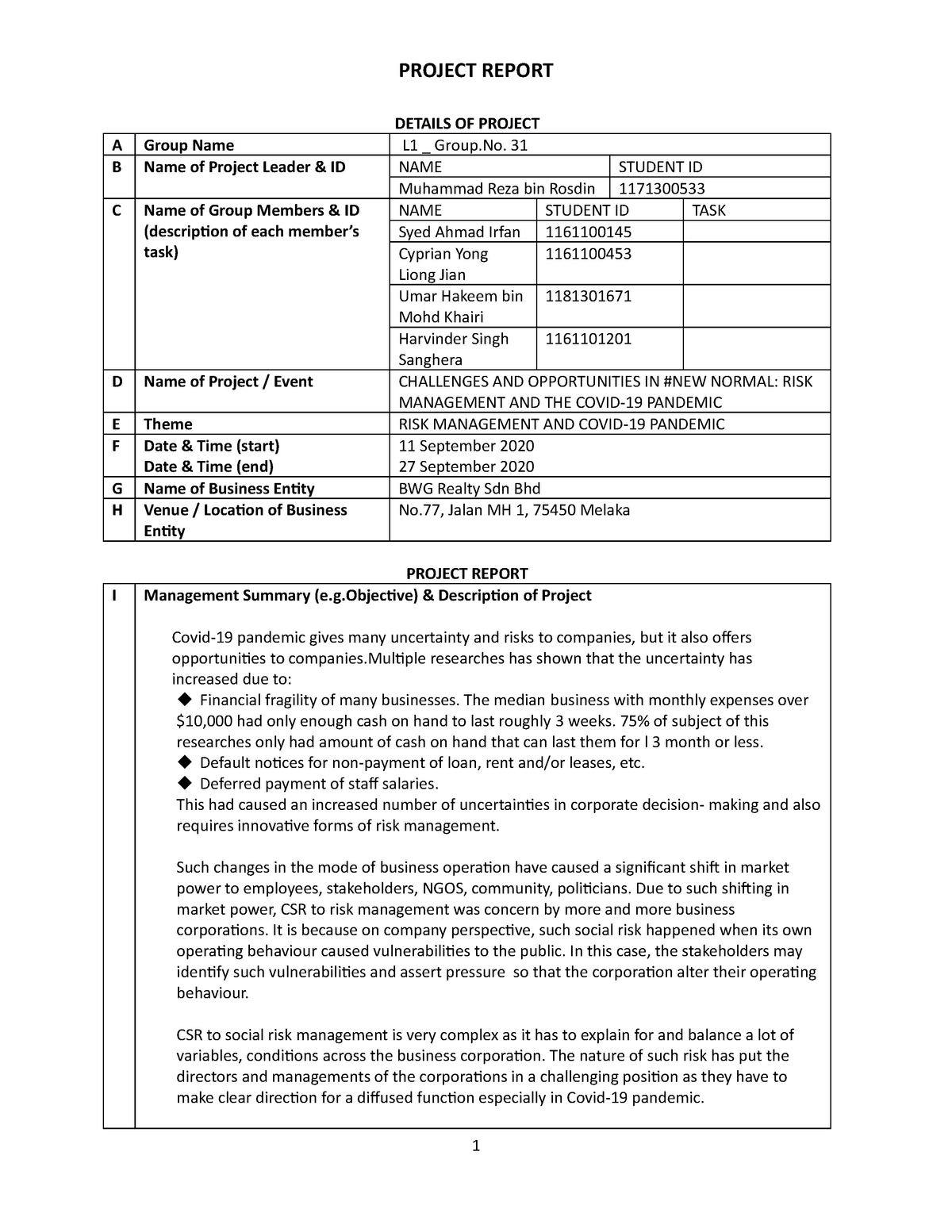 template-final-report-details-of-project-a-group-name-l1-group-31