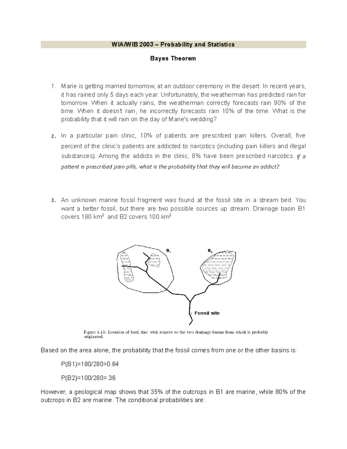 Tutorial 2 Bayes Theorem Probability And Statistics