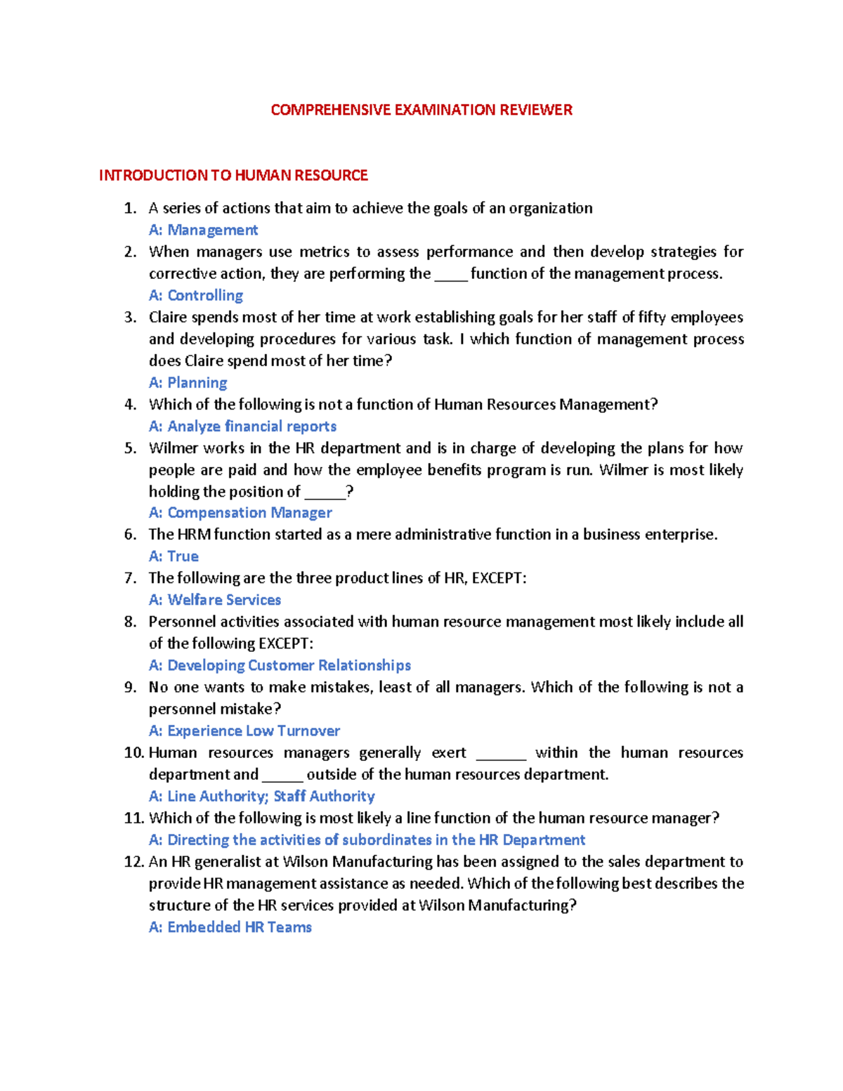 Reviewer HRCE - The following materials uploaded are based on the ...