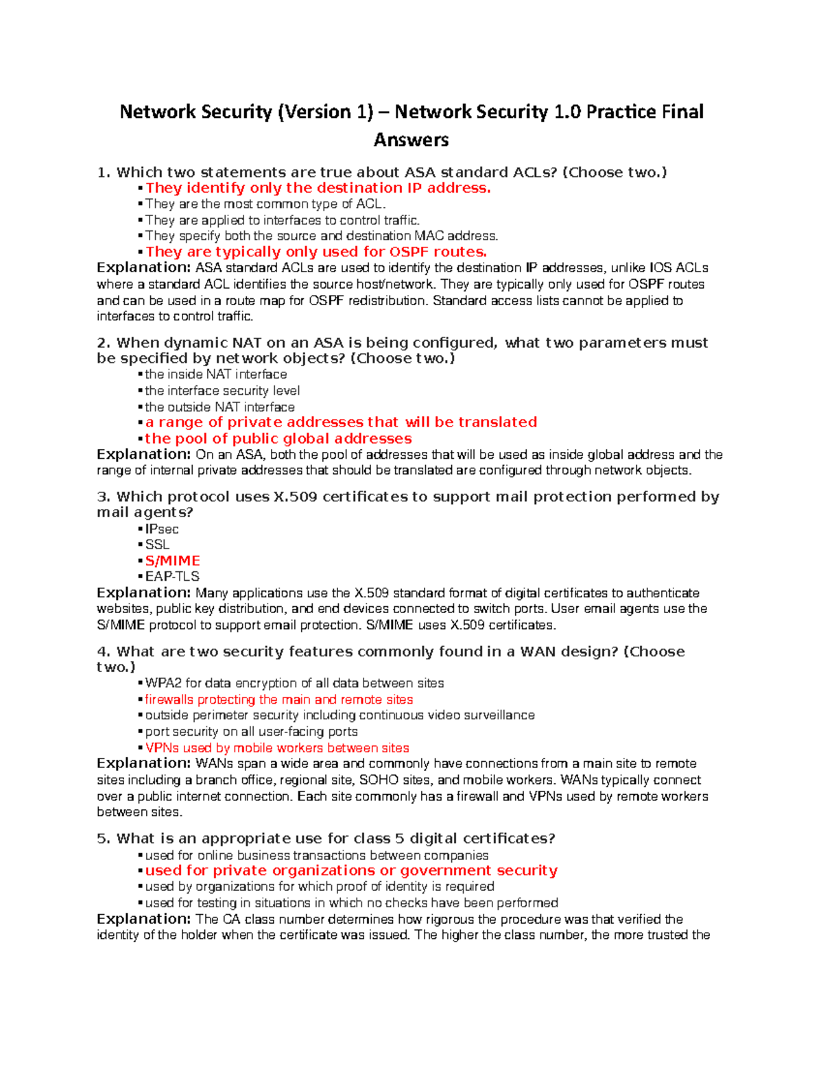 Network Security (Version 1.0) – Practice Final Exam Answers - Network ...