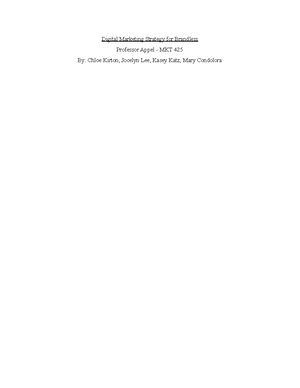 Chapter 01 Understanding Consumer Behavior - Chapter 01—Understanding ...