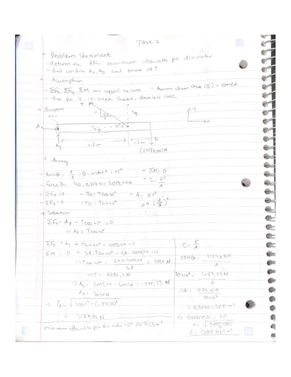 W9D2 Task2 homework - Tasu 2 the minimum allowable pen diameter Problem ...