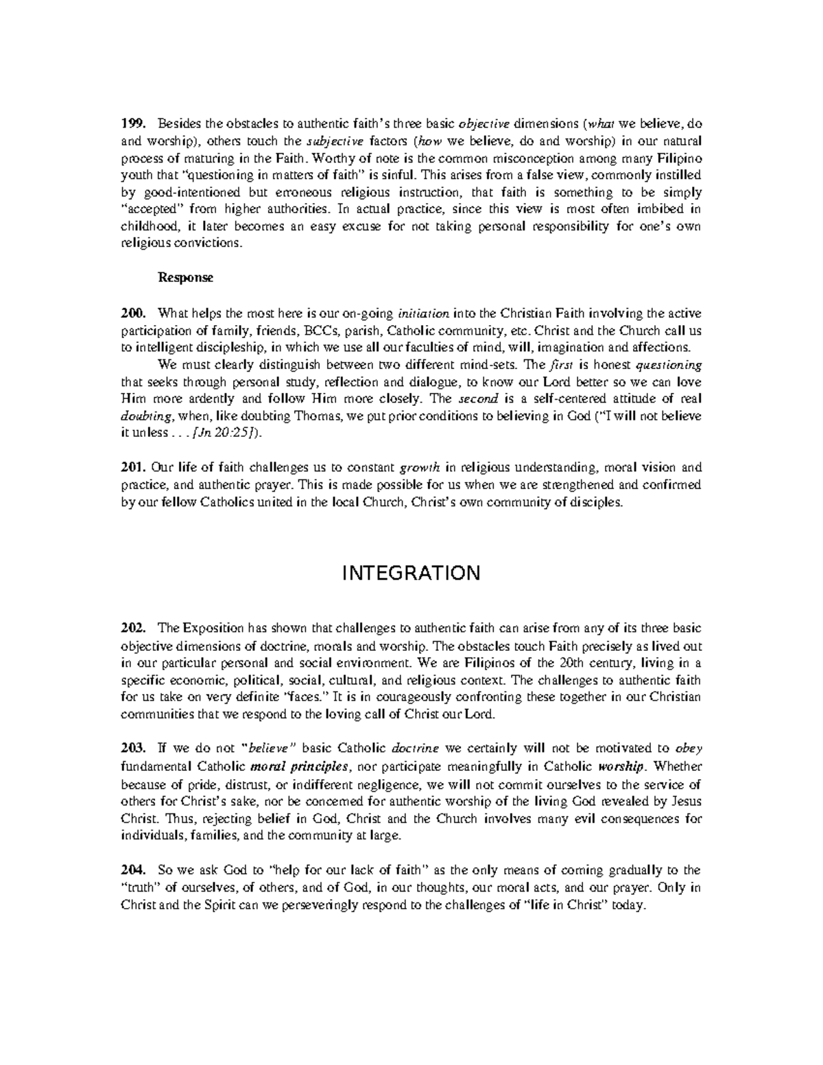 Catechism For Filipino Catholics 20 Besides The Obstacles To