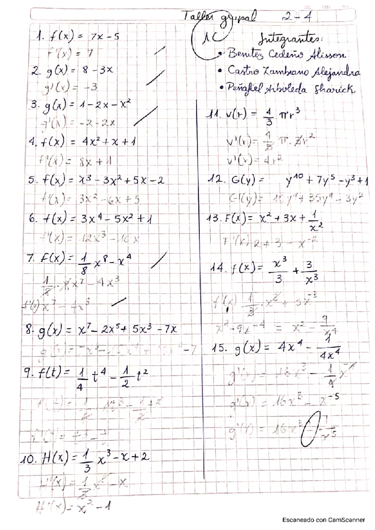 LOUIS LEITHOLD EJERCICIOS RESUELTOS - Calculo diferencial - Studocu