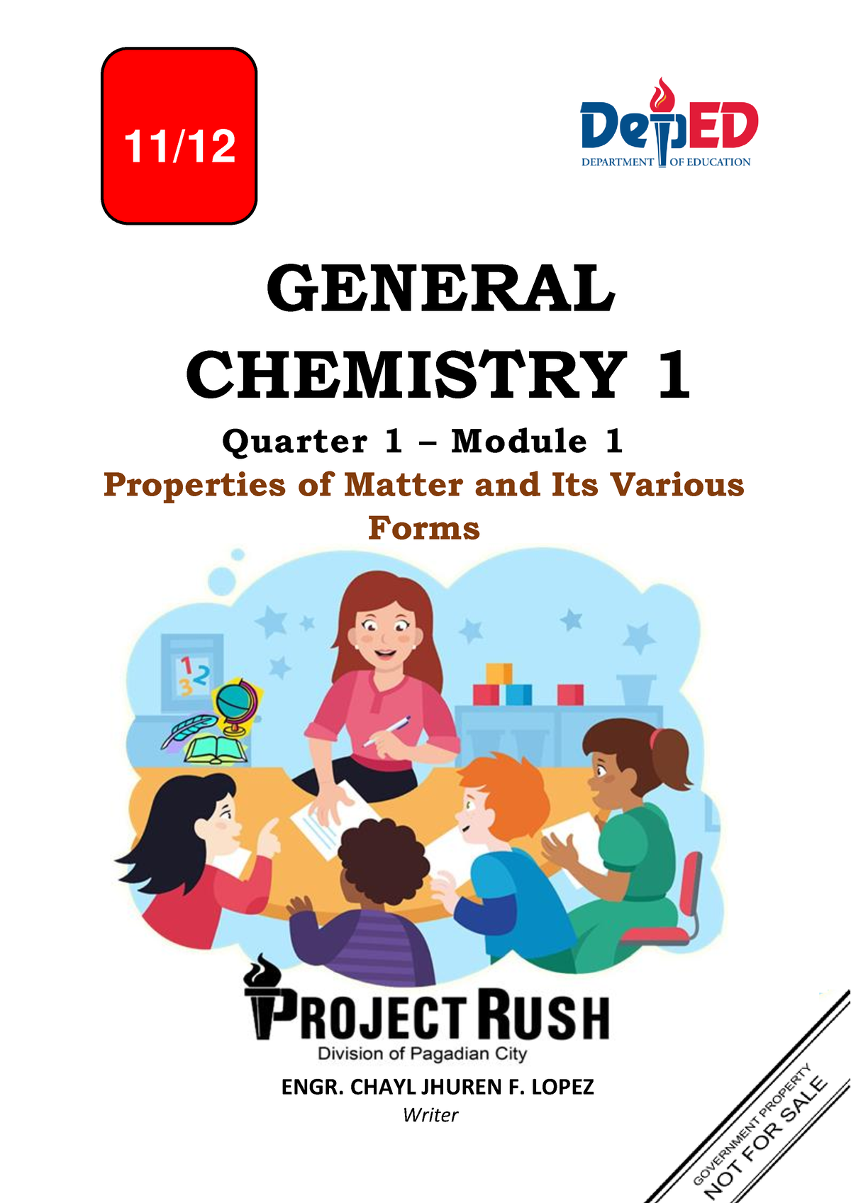 General Chemistry 1 Quarter 1 Week 1 General Chemistry 1 Quarter 1 Module 1 Properties Of 8015