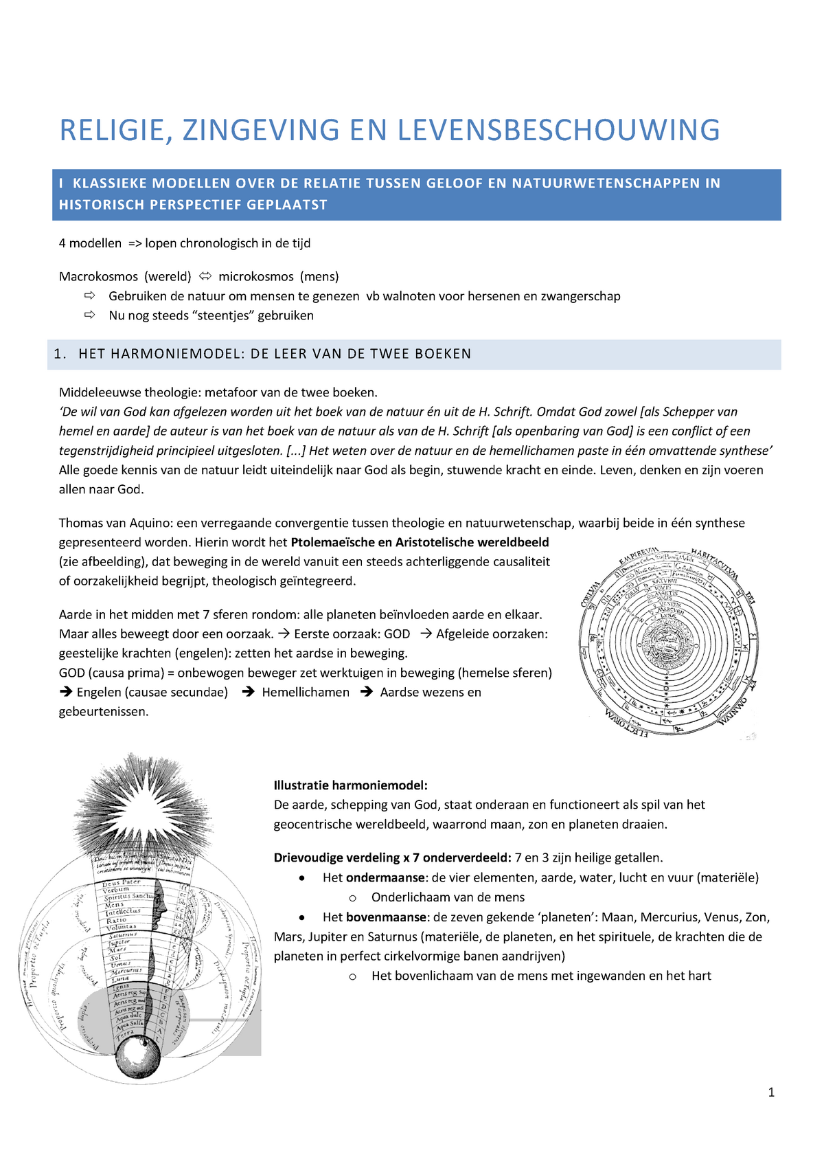 Samenvatting Religie, Zingeving En Levensbeschouwing: 4 Modellen In ...