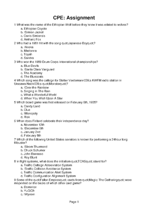 CPE274-Example-2 - Examples - CPE: Quiz 1 Which of the following ...