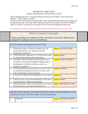 homework correlation and regression assignment instructions