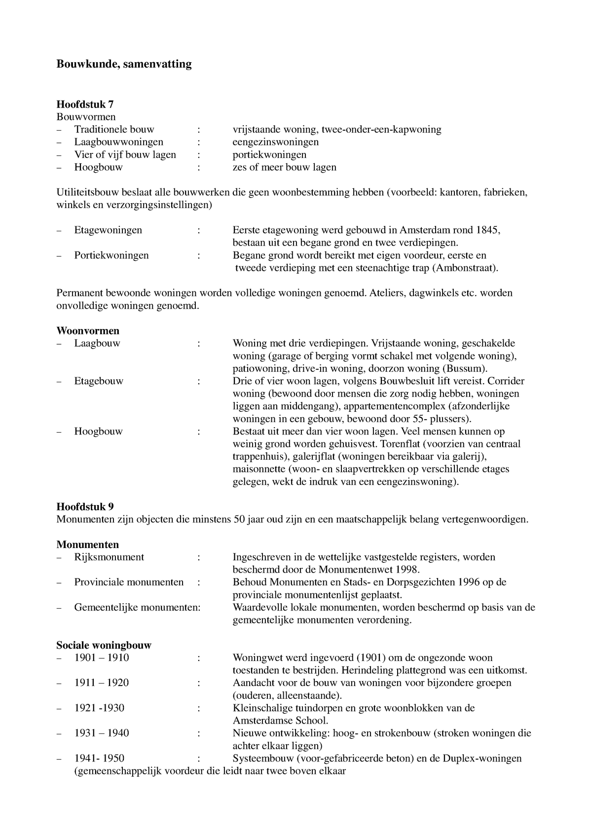 Samenvatting VM Bouwkunde Fundament: Compleet, - Bouwkunde ...