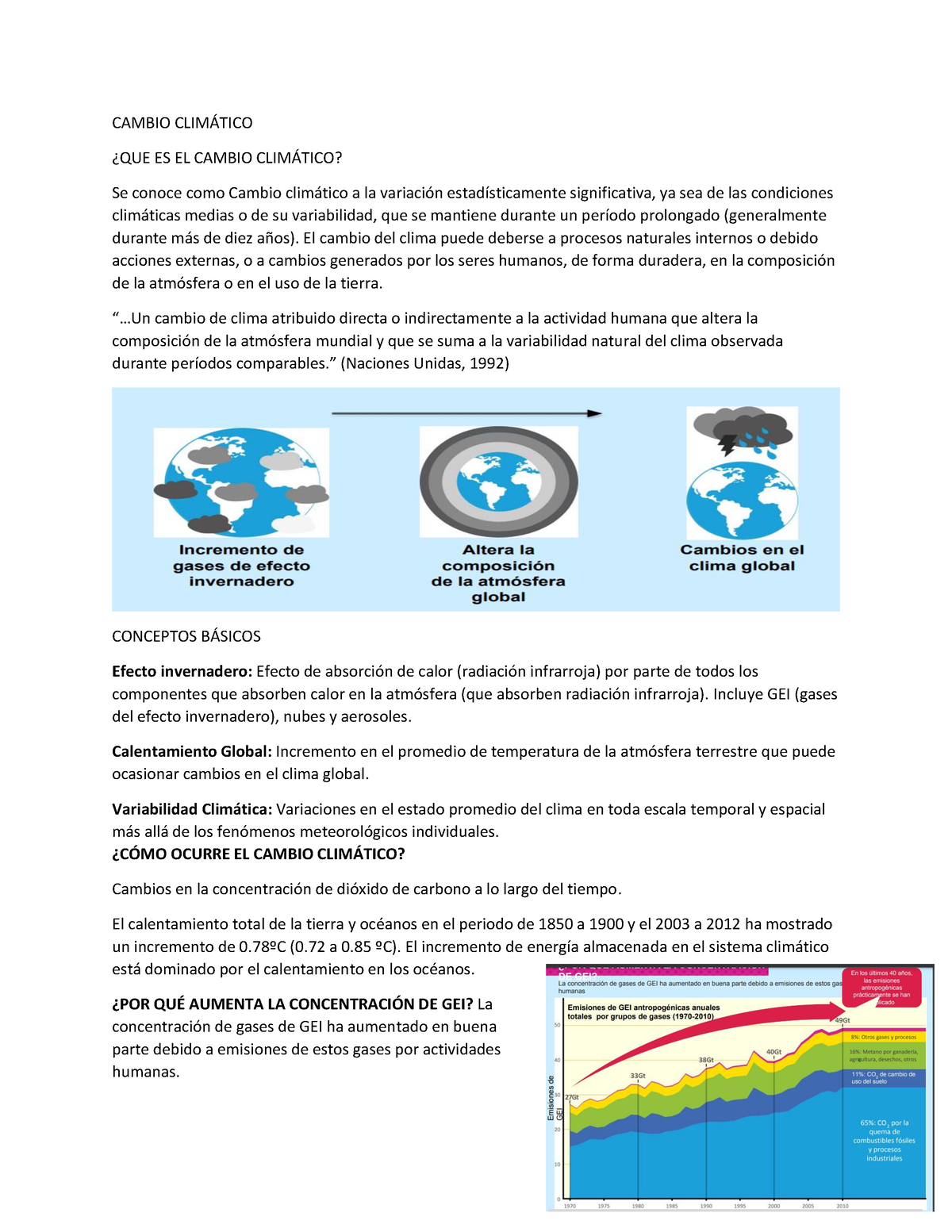 Semestral De Sociedad Mc Cnc Cambio Climtico Que Es El Cambio