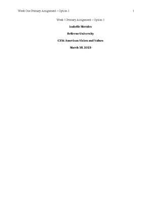 Isabelle Morales Unit 3 assignment - Running head: UNIT 3 ASSIGNMENT 1 ...