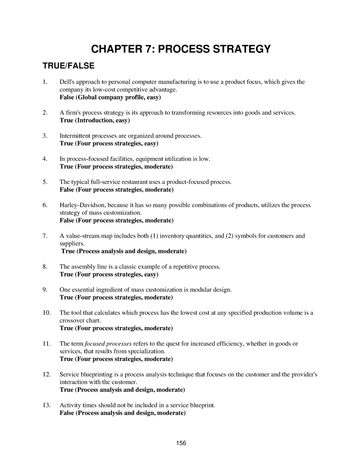 c7-tb-test-bank-chapter-7-process-strategy-true-false-dell-s