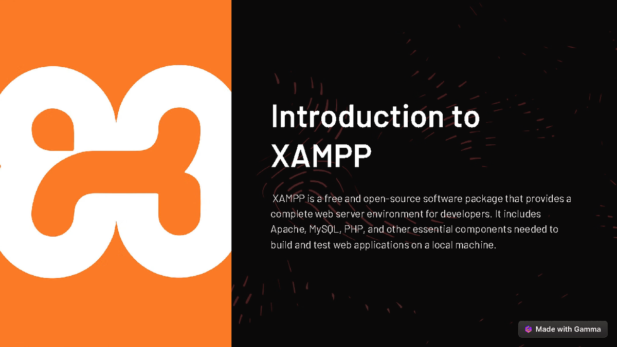 Introduction-to- Xampp - Introduction to XAMPP XAMPP is a free and open ...