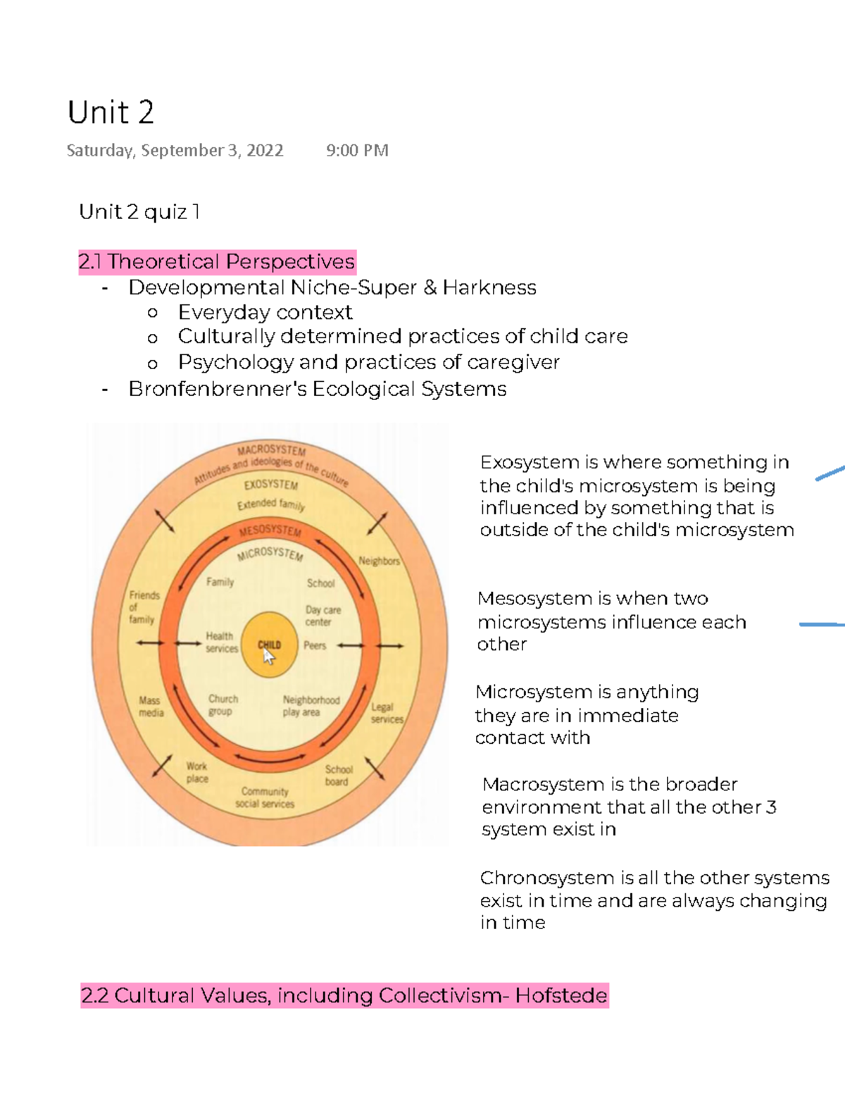 Unit 2 Duane Rudy Unit 2 quiz 1 2 Theoretical Perspectives