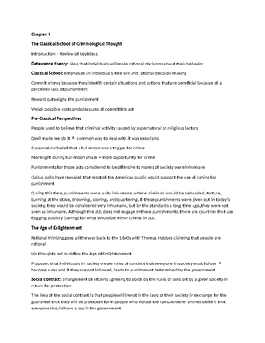 Chapter 2 Criminology - Class notes - Chapter 2 Measuring Crime Why do ...