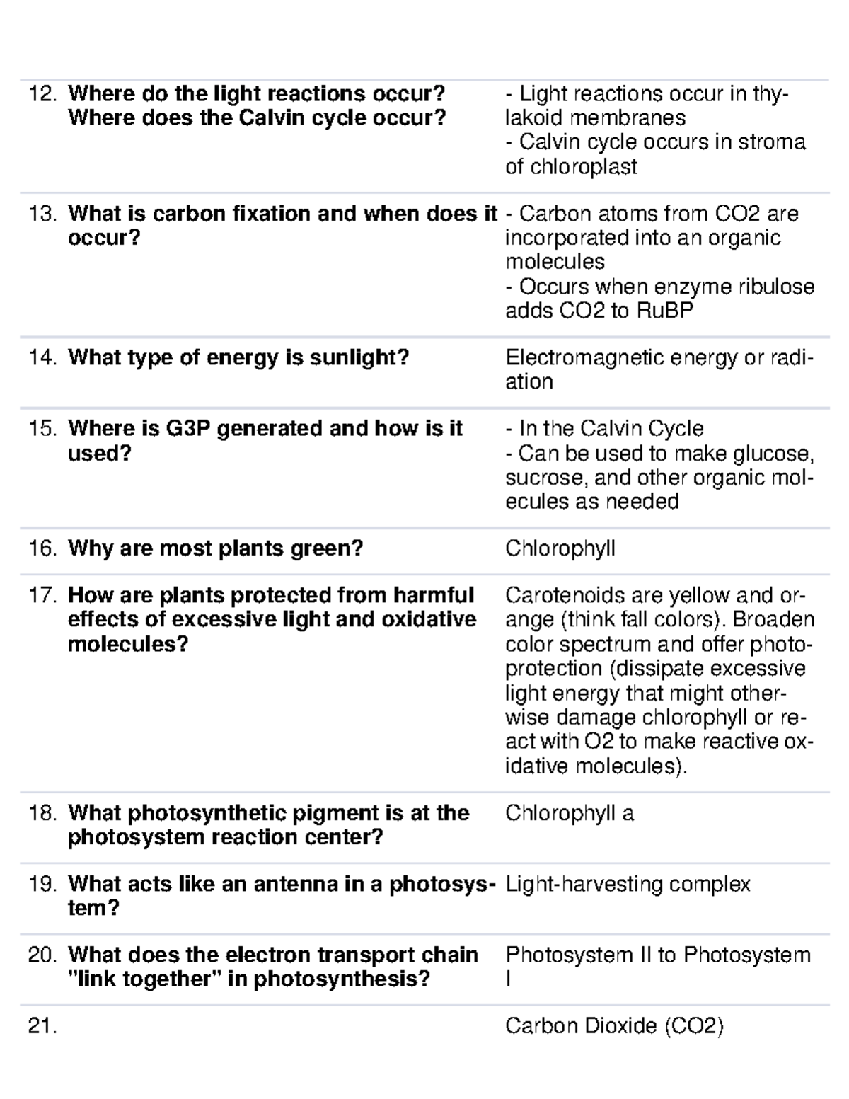 Biology study 02 - Biology Chapter 7 Study online at quizlet/_b1h7ts 12 ...