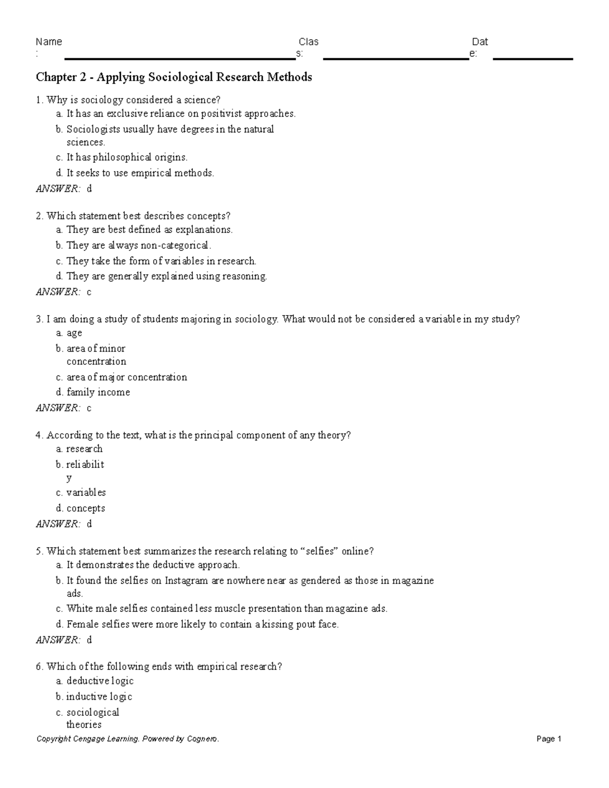 research methods exam questions sociology