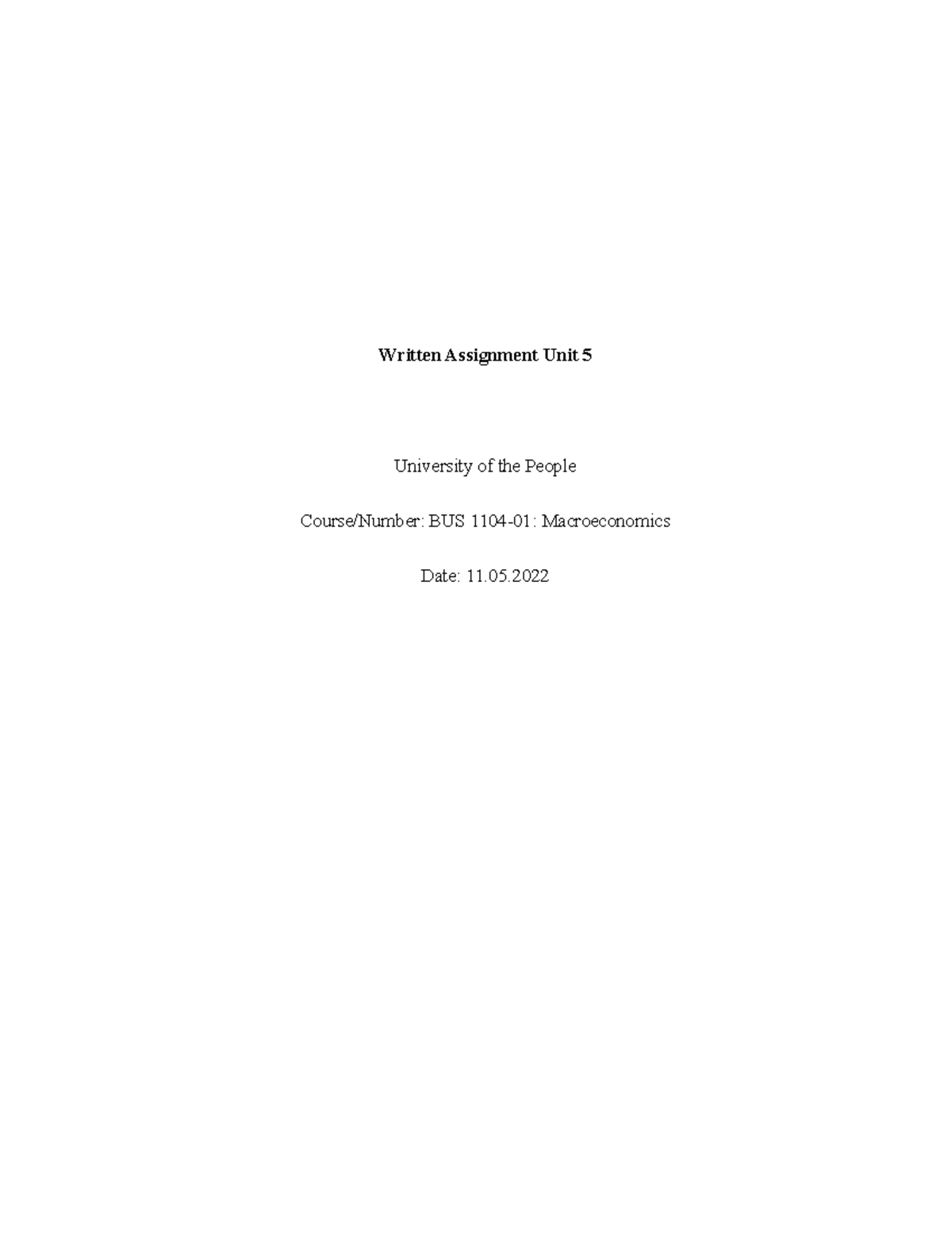 written-assignment-unit-5-course-number-bus-1104-01-macroeconomics