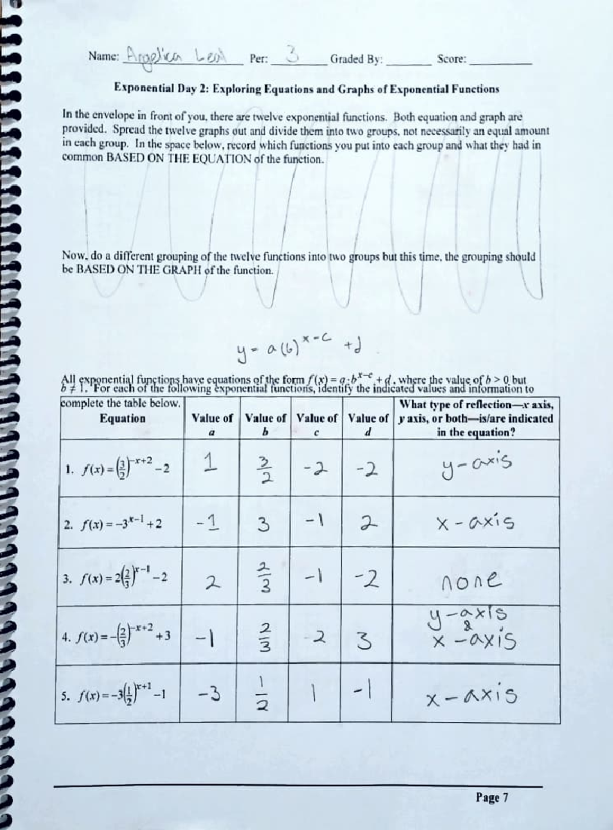 Adobe Scan Jan 10, 2023 - Notes/Hw - Name: ####### ro2lUn L Per Graded ...