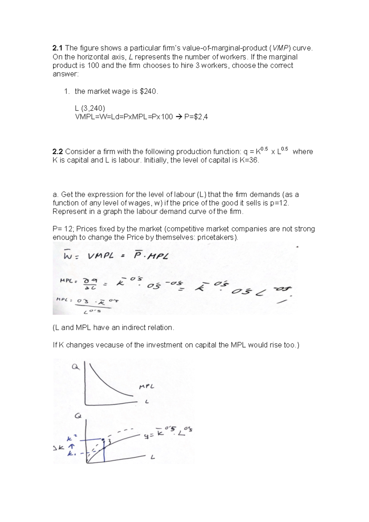 Tutorial 6 - 2 The figure shows a particular (VMP) curve. On the ...