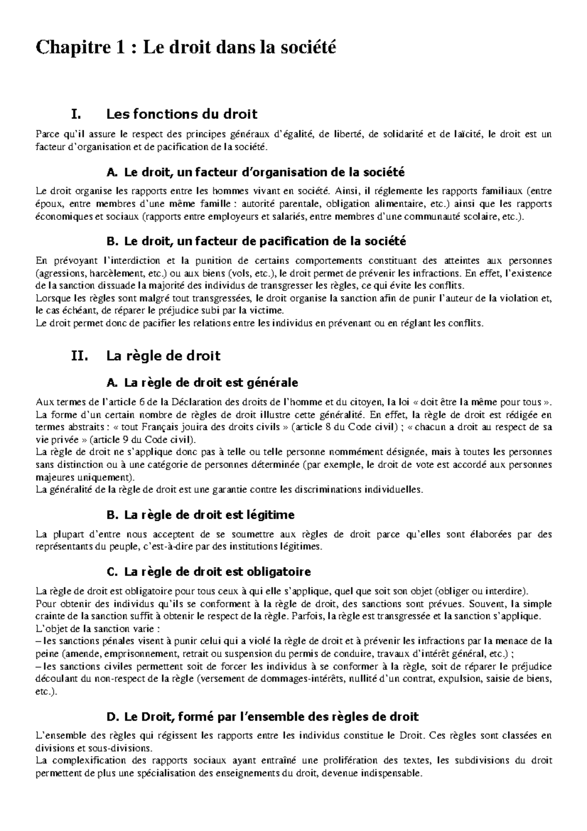 Chapitre 1 Le Droit Dans La Haute Antiquité – NAVTFV