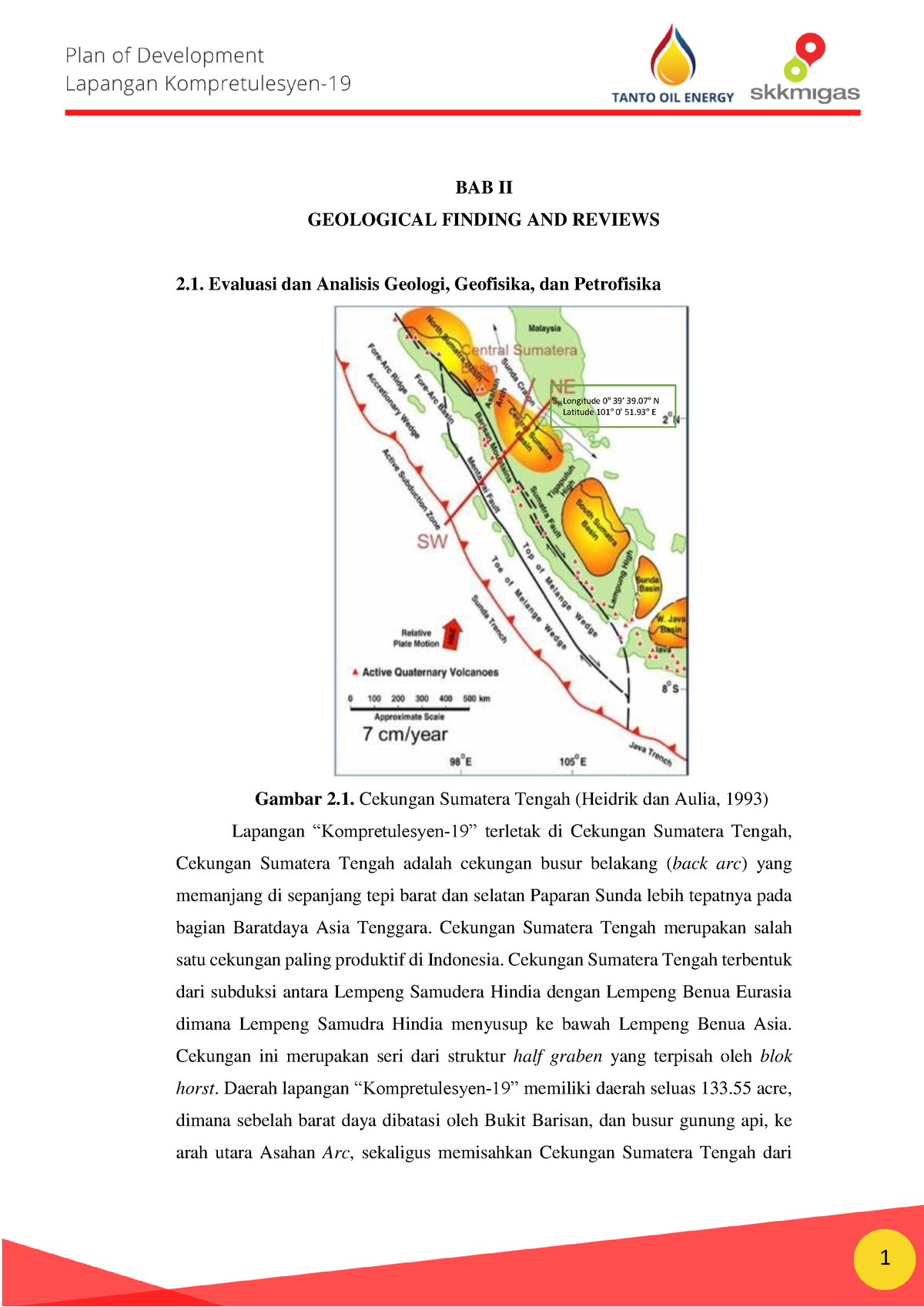 Laporan Minggu 1 Tanto Energy - BAB II GEOLOGICAL FINDING AND REVIEWS ...