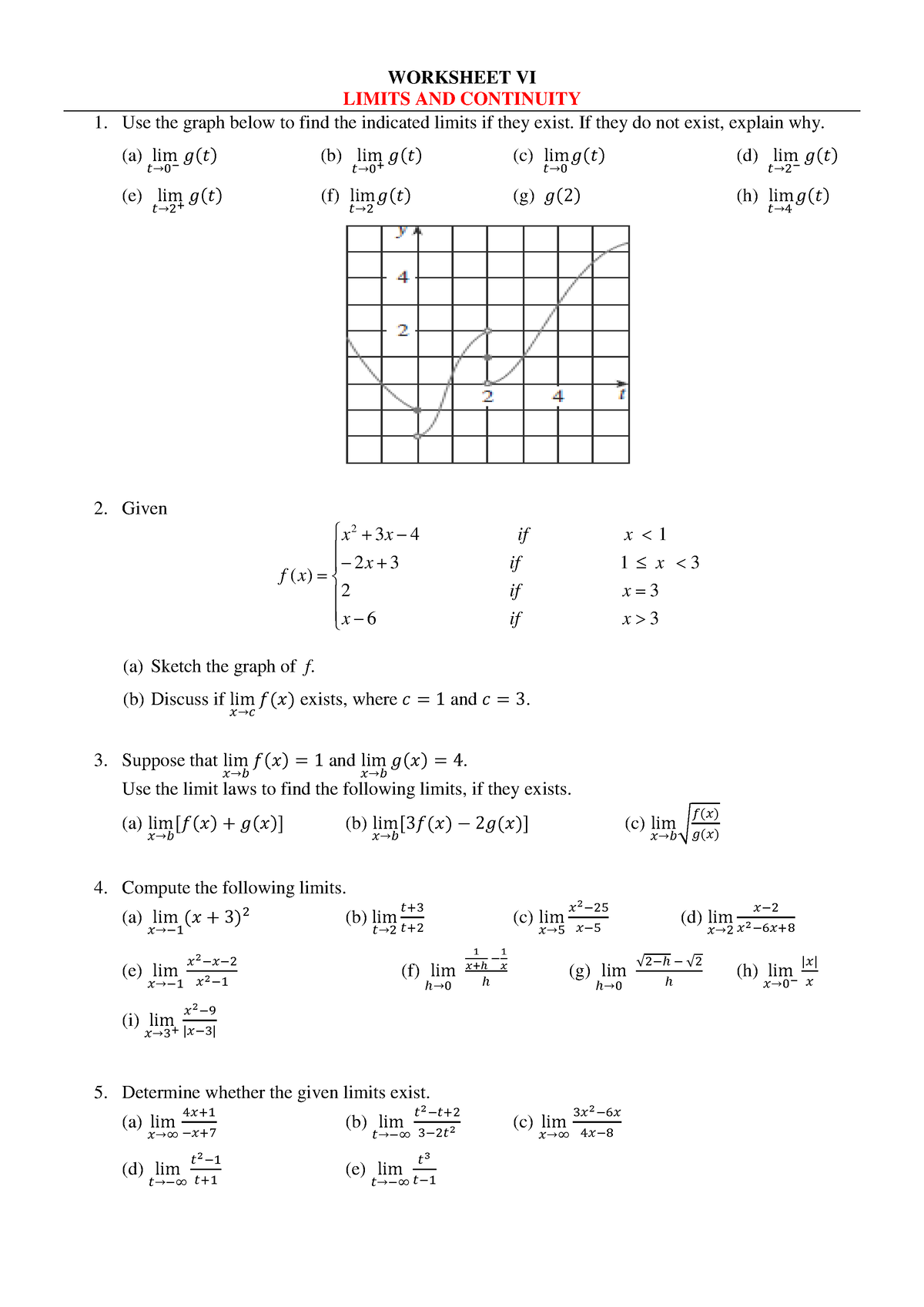 worksheet-vi-limits-and-continuity-worksheet-vi-limits-and