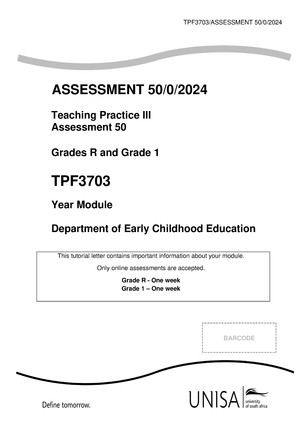 TPF3703 2024 Assessment 3 0 2024 B Final TPF3703 ASSESSMENT 50 0   Thumb 1200 1697 