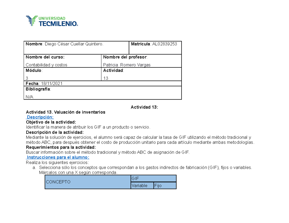 Examen Final Contabilidad Y Costos Tecmilenio www.studocu.com