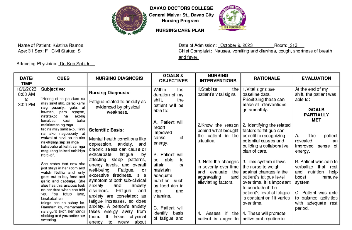 maternal notes and lecture - DAVAO DOCTORS COLLEGE General Malvar St ...