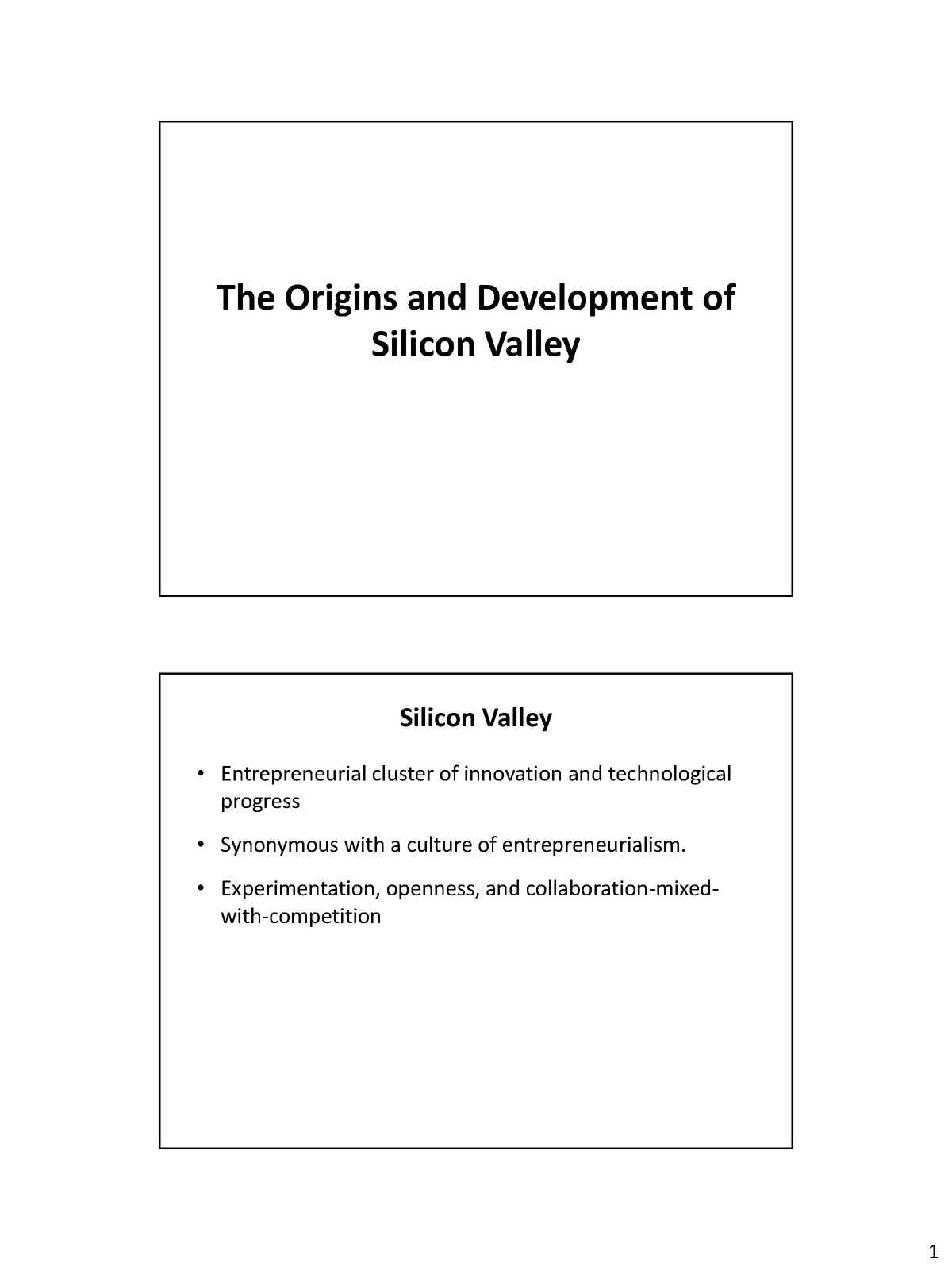 06 Silicon Valley Summary AG - The Origins And Development Of Silicon ...