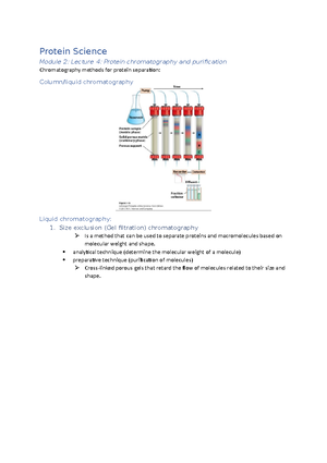 Protein Science Module 2, complete - Protein Science MODULE 2: Protein ...