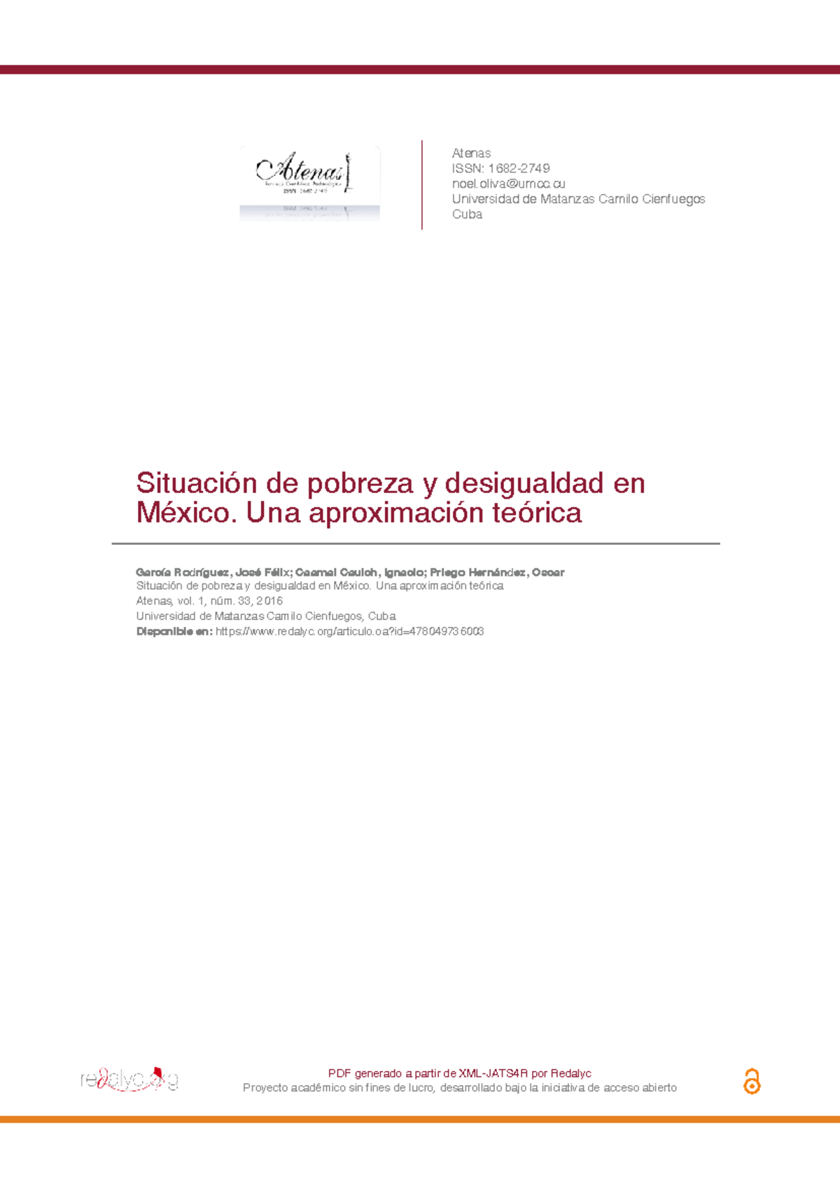 Situación de pobreza y desigualdad en México - PDF generado a partir de ...