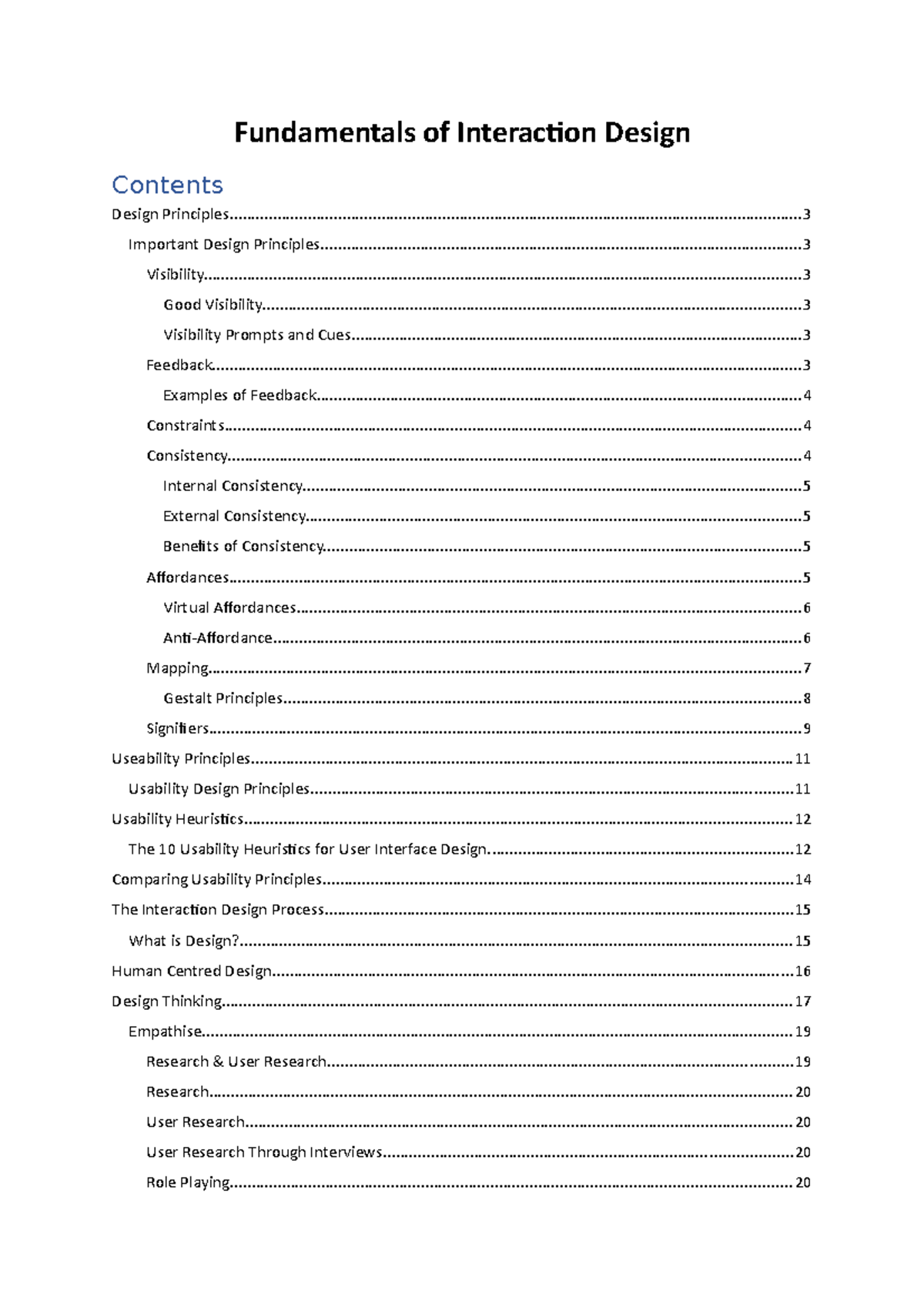 Fundamentals of Interaction Design - Fundamentals of Interaction Design ...
