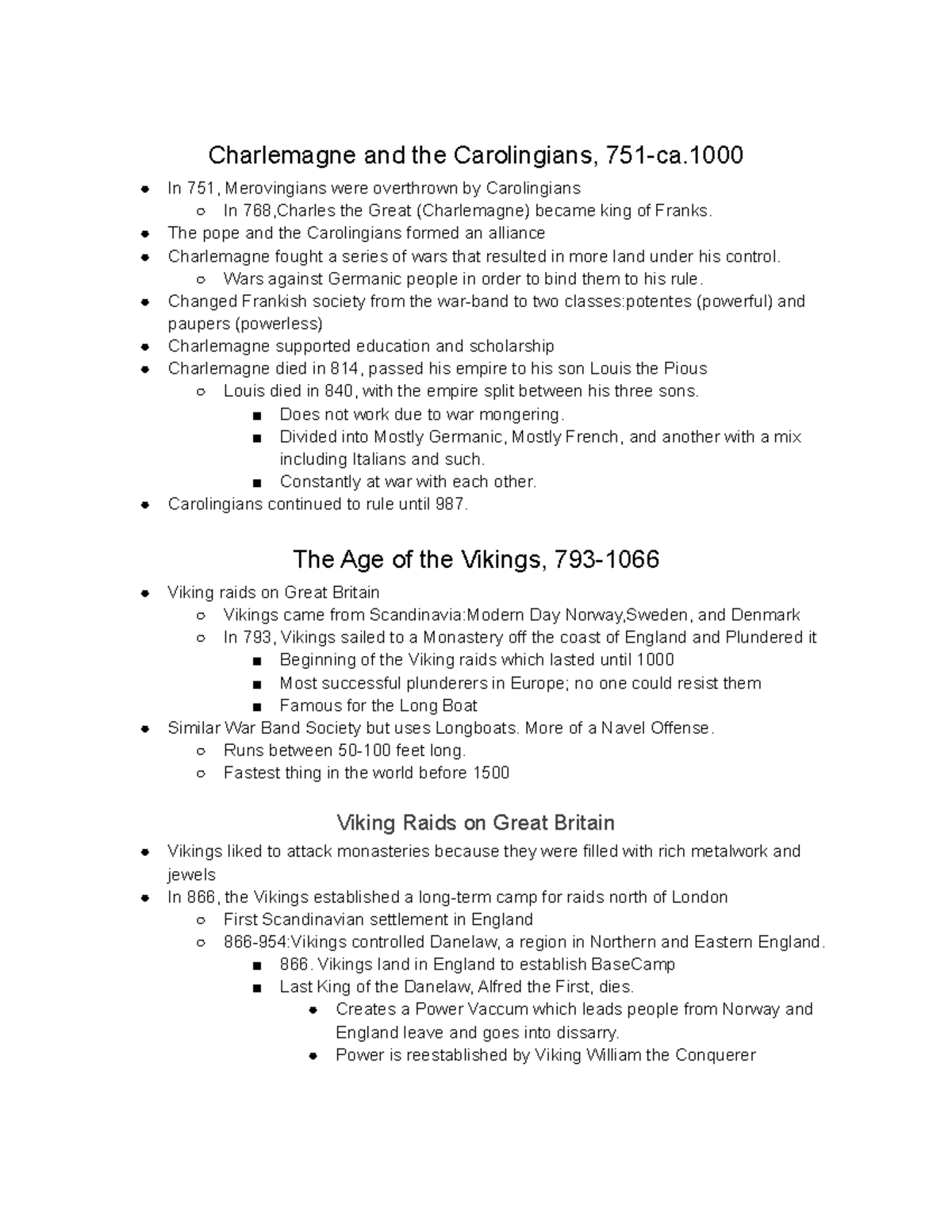 Charlemagne-Vikings - Nicolas Zeller's Class Lecture Notes ...