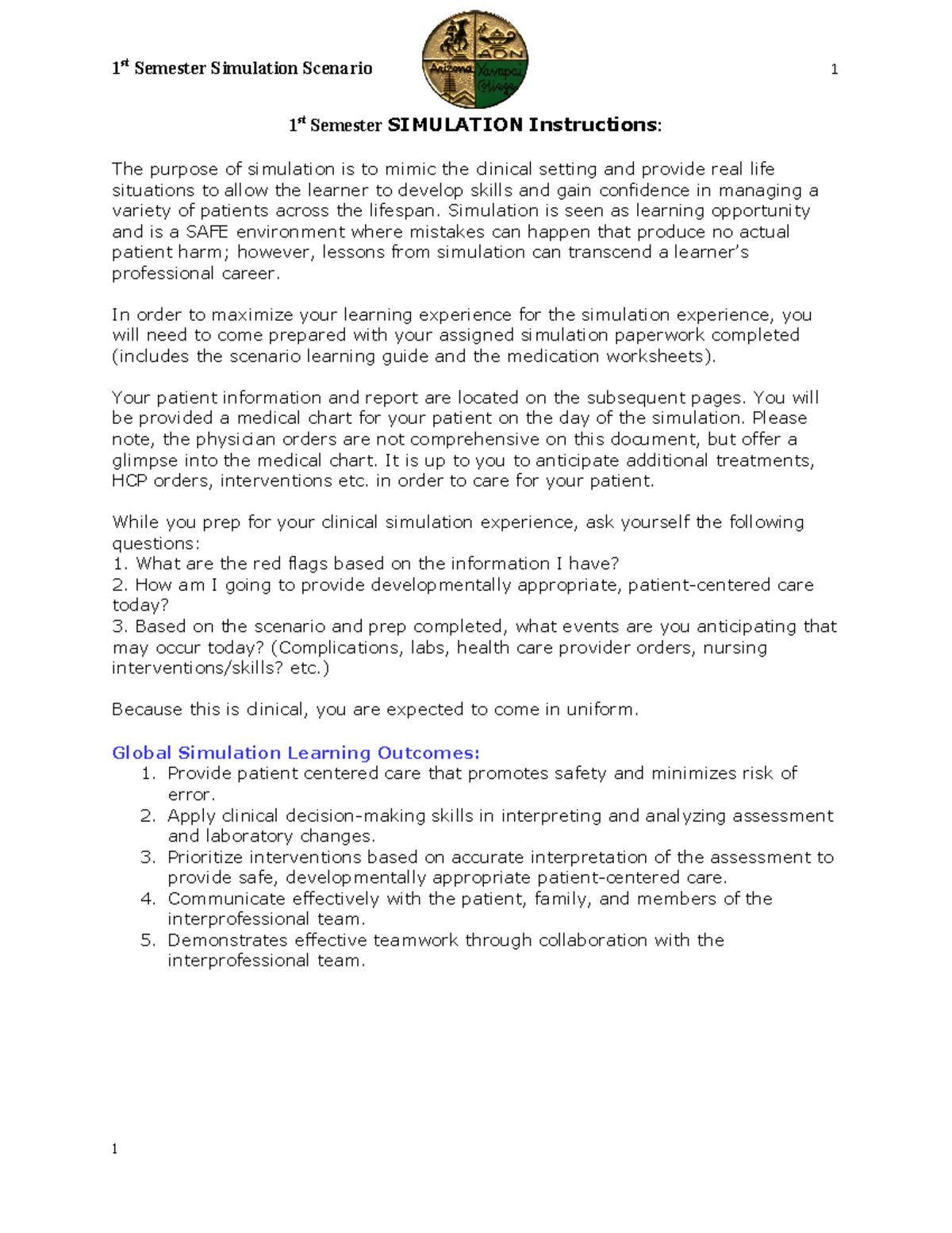 Akana+Simulation+PREP+for+ Student copy - 1 st Semester SIMULATION ...