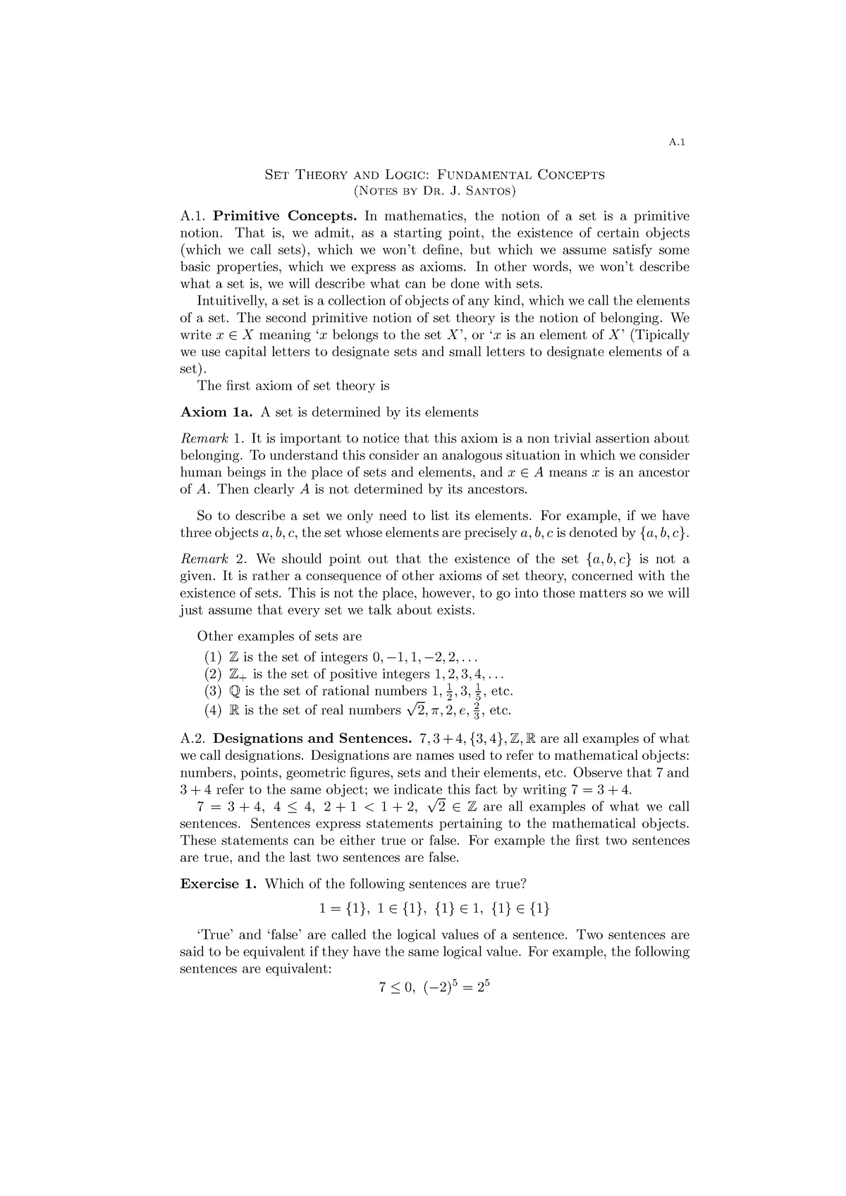 Set theory - Practical - Set Theory and Logic: Fundamental Concepts ...