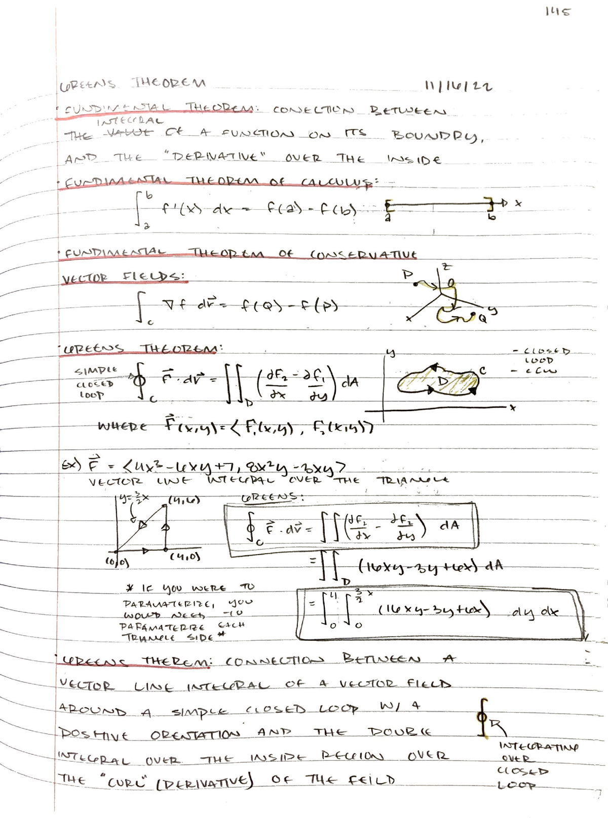 Greens Theorem - MATH 275 - Studocu