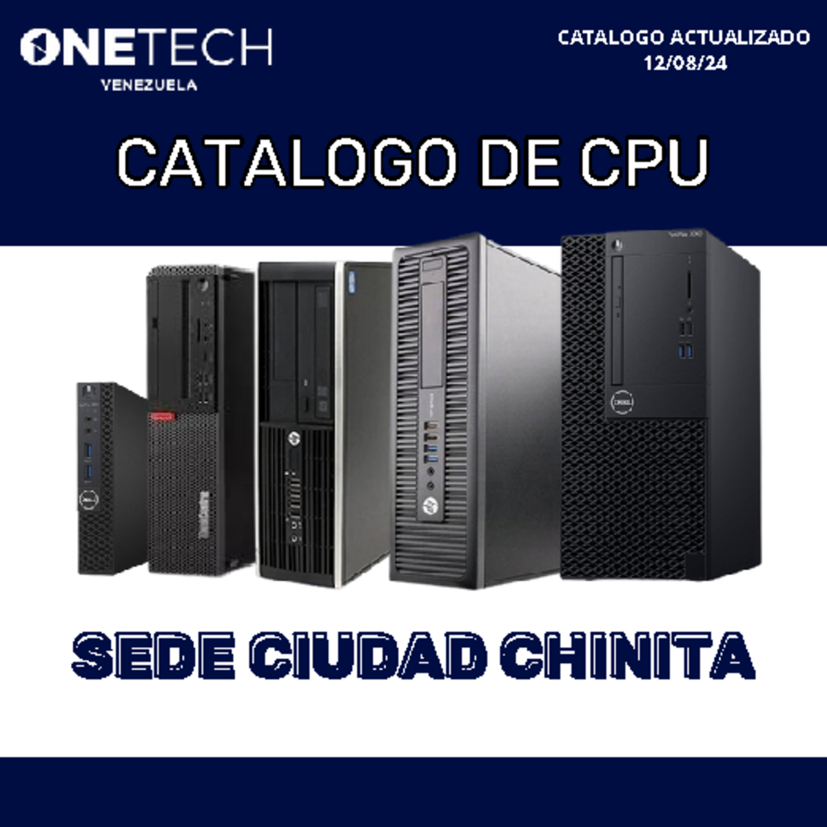 Catalogo DE CPU Onetech Chinita 12-08-24 - CATALOGO DE CPUCATALOGO DE ...
