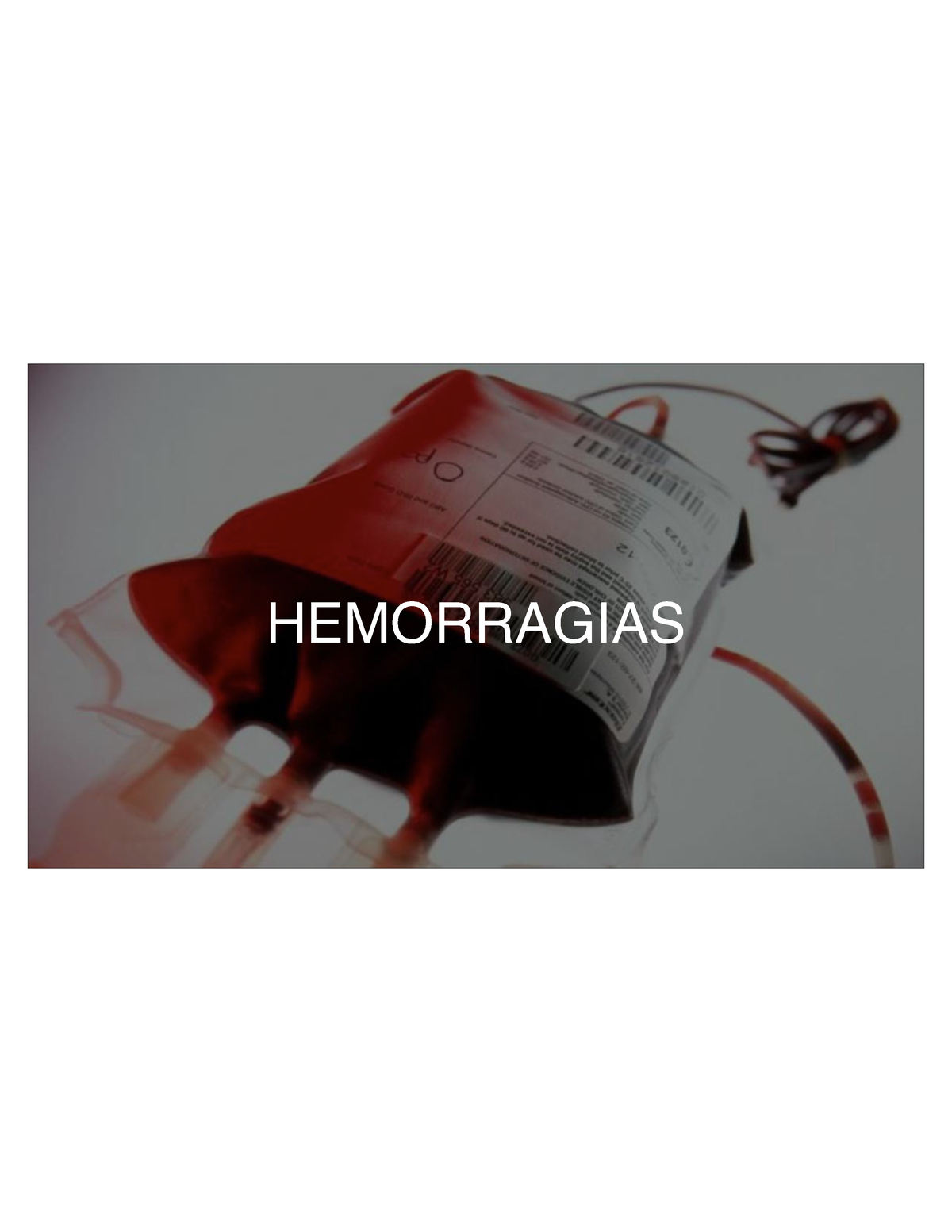 Hemorragias - Summary Medicina - HEMORRAGIAS ? SALIDA DE SANGRE ...